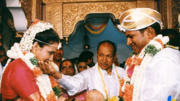 Puneeth Rajkumar and wife Ashwini celebrates 21st wedding anniversary Puneeth Rajkumar and wife Ashwini celebrates 21st wedding anniversary