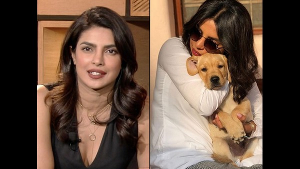 ತಾಯಿ ಹಾಗೂ ಮುದ್ದಿನ ನಾಯಿಯೊಂದಿಗೆ ಪ್ರಿಯಾಂಕಾ