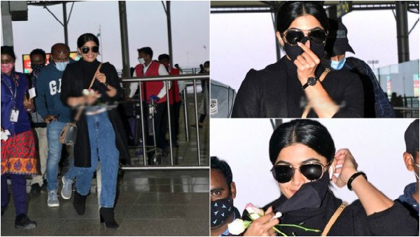 ಹೈದರಾಬಾದ್‌ಗೆ ಬಂದಿಳಿದ ನಟಿ 