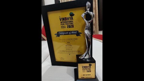 Kannada Movie Rudri Awarded In VIndya International Film Festival