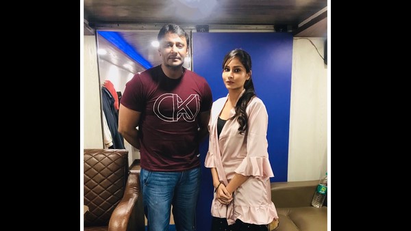 Darshan wishes to Aishwarya Prasad birthday