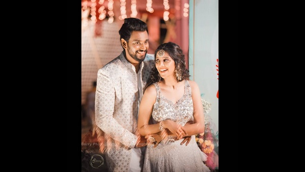 ಮೆಹಂದಿ ಶಾಸ್ತ್ರದ ಸಂಭ್ರಮದಲ್ಲಿ ಮಿಲನಾ ಮತ್ತು ಕೃಷ್ಣ