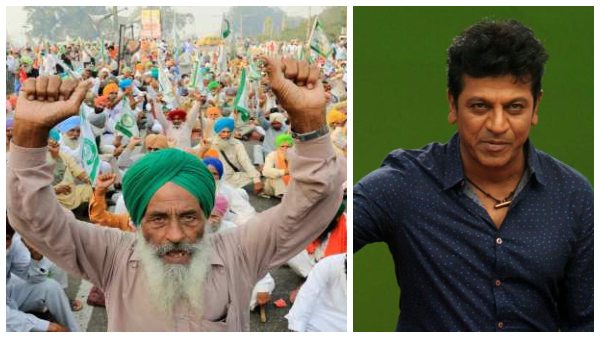 Shiva Rajkumar Supports Delhi Farmers Protest Shiva Rajkumar Supports Delhi Farmers Protest