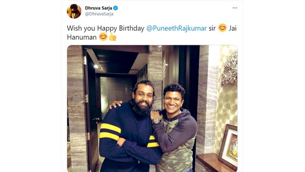 ನಟ ಧ್ರುವ ಸರ್ಜಾ 