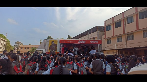 Hero Kannada Movie Team Visited Shimogga For Promotions