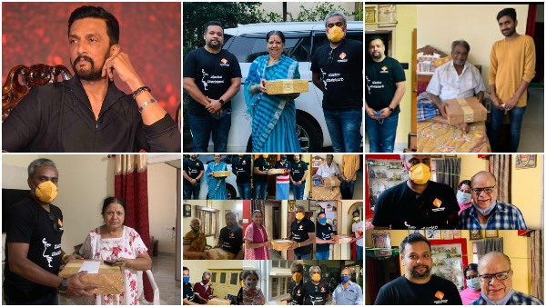 Kichcha Sudeep helps for senior Kannada Actors Kichcha Sudeep helps for senior Kannada Actors