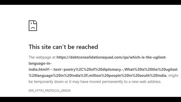 ವೆಬ್‌ಸೈಟ್ ನಿಷ್ಕ್ರಿಯಗೊಂಡಿದೆ