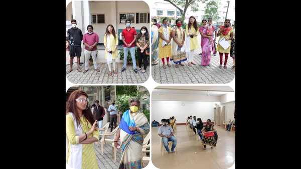 Pranitha Subhash Held A Free Vaccination Drive In Bengaluru