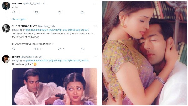 Netizens Trolled Salman Khan for not tagging Aishwarya Rai in Hum Dil De Chuke Sanam post