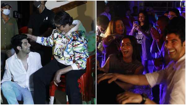  Rashmika and Amitabh Bachchans ‘Goodbye’ completes the first schedule; see wrap-up party pics