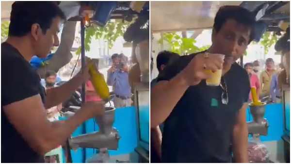 Sonu Sood shares video of himself preparing Mosambi juice for free cost Sonu Sood shares video of himself preparing Mosambi juice for free cost