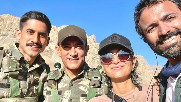 Naga Chaitanya joins Aamir khan starrer Lal Singh Chaddha shooting in Ladakh Naga Chaitanya joins Aamir khan starrer Lal Singh Chaddha shooting in Ladakh