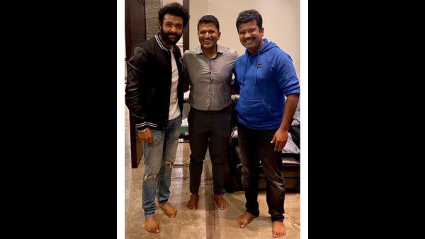 Jogi Prem Meet Puneeth Rajkumar Along With Rana