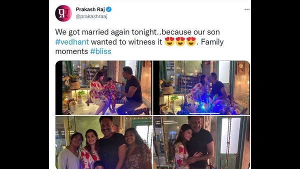 ಮತ್ತೆ ಮದುವೆಯಾಗಿದ್ದೇವೆ- ಪ್ರಕಾಶ್ ರಾಜ್