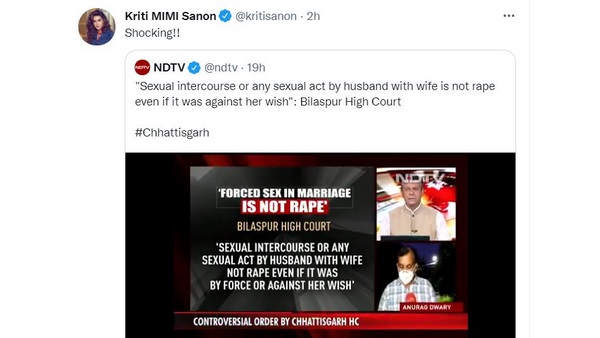 Film celebrities strongly react to Chhattisgarh HC order, sex between married couple not rape even if by force