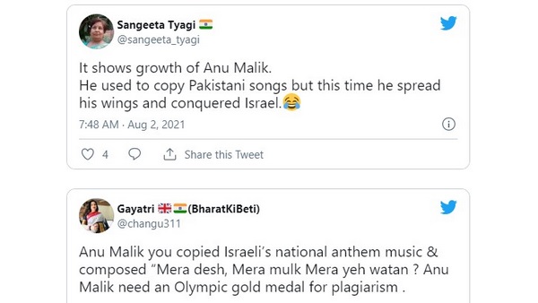 Netizens Troll Anu Malik for Copied Israel National Anthem To compose Diljale Song Netizens Troll Anu Malik for Copied Israel National Anthem To compose Diljale Song