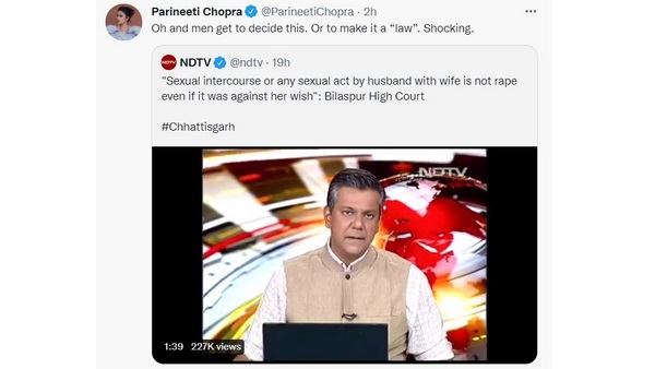 Film celebrities strongly react to Chhattisgarh HC order, sex between married couple not rape even if by force