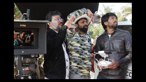 ಪುಟ್ಟರಾಜು ಎಂಬುವರ ತೆಂಗಿನ ತೋಟದಲ್ಲಿ ಚಿತ್ರೀಕರಣ