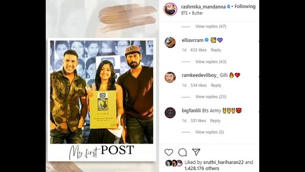 Rashmika Mandanna Shared her 20 moments of firsts in life