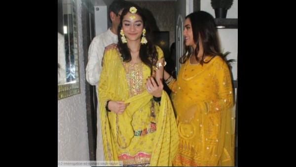 Rhea Chakraborty and Krystle D’Souza attended Rumi Jaffery’s daughter Alfia Jaffery’s mehendi ceremony Rhea Chakraborty and Krystle D’Souza attended Rumi Jaffery’s daughter Alfia Jaffery’s mehendi ceremony