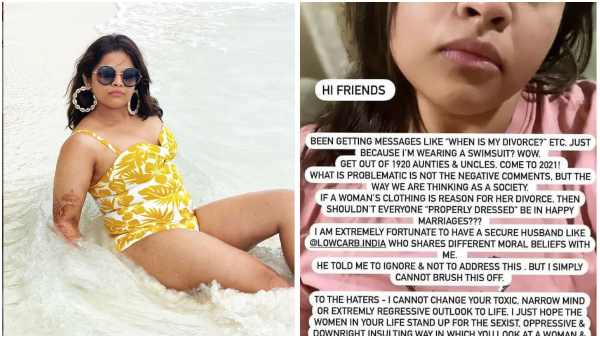 Vidyullekha Raman strongly react to troll for her swimsuit photo