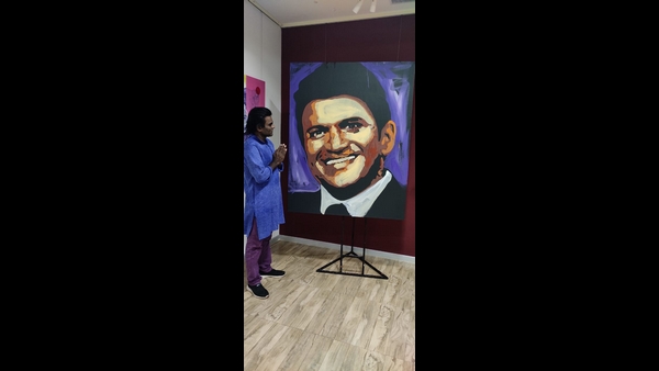 Famous Artist Kotegadde Ravi tribute to Puneeth Rajkumar