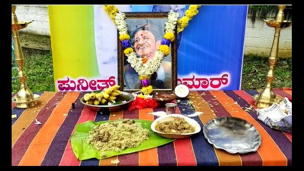 Puneeth Rajkumar Fans Organized 11th Day Ritual All Over Karnataka