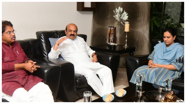 CM Basavaraj Bommai Visited Puneeth Rajkumars House