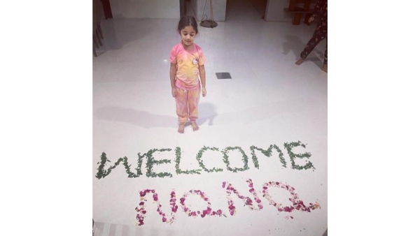 Allu Arjun returned home from Dubai after 16 days. He received a special welcome from his daughter