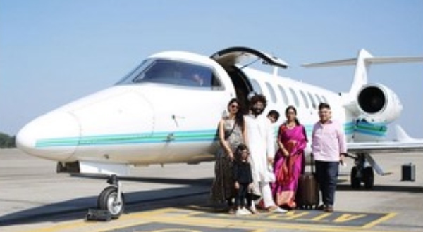 ಖಾಸಗಿ ಜೆಟ್ ವಿಮಾನ ಹೊಂದಿರುವ ಅಲ್ಲು ಅರ್ಜುನ್! 