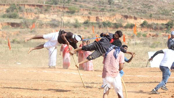 Serial Actor Kiran Raj Starrer Bahaddur Gandu Action Scene Shooting. Serial Actor Kiran Raj Starrer Bahaddur Gandu Action Scene Shooting.