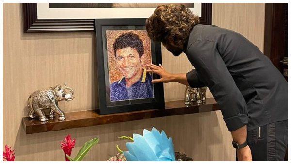 ಅಪ್ಪು ಚಿತ್ರಕ್ಕೆ ನಮಿಸಿದ ಅಲ್ಲು ಅರ್ಜುನ್