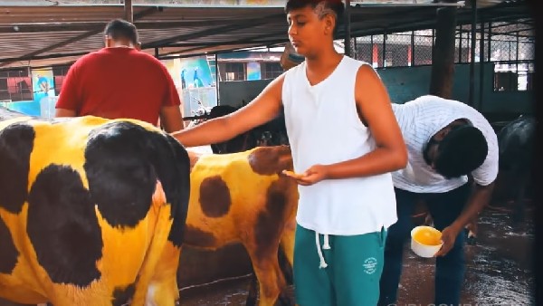 ತಂದೆ ಜೊತೆ ಸಂಕ್ರಾಂತಿ ಆಚರಿಸಿದ ವಿನೀಶ್ ತಂದೆ ಜೊತೆ ಸಂಕ್ರಾಂತಿ ಆಚರಿಸಿದ ವಿನೀಶ್