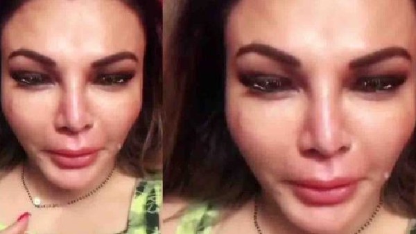 ಪತಿ ನೆನೆದು ಕಣ್ಣೀರು ಹಾಕಿದ್ದ ರಾಖಿ 