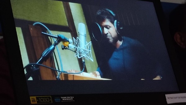 ಪಿಆರ್‌ಕೆ ಸ್ಟುಡಿಯೋದಲ್ಲಿ ಹಾಡಿದ ಮೊದಲ ಹಾಡು 