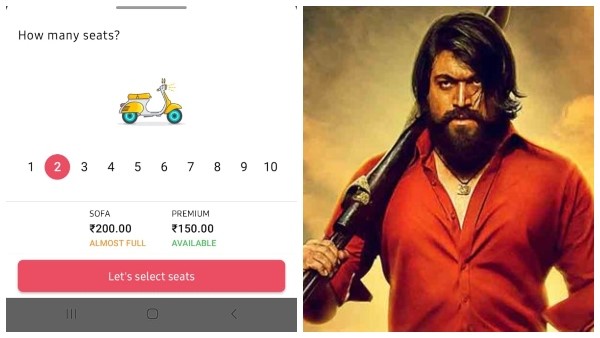 ಮುಂಬೈನಲ್ಲಿ 110ಕ್ಕೆ 'ಕೆಜಿಎಫ್ 2' ಟಿಕೆಟ್ ದರ!