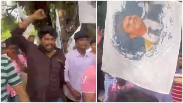 ಅಪ್ಪು ಫೋಟೊ ತೆಗೆದಿದ್ದಕ್ಕೆ ಆಕ್ರೋಶ ಅಪ್ಪು ಫೋಟೊ ತೆಗೆದಿದ್ದಕ್ಕೆ ಆಕ್ರೋಶ