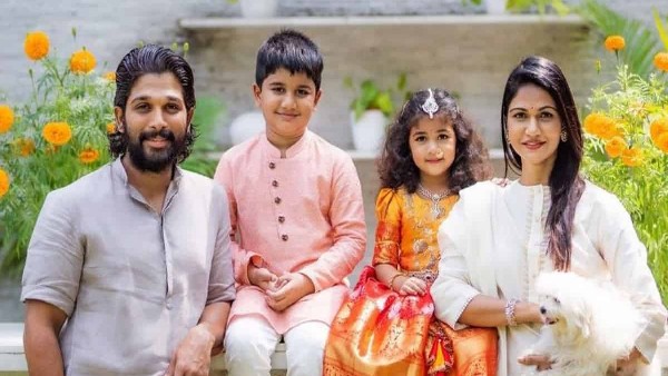 ಮುದ್ದಾದ ಮಕ್ಕಳು ಹೊಂದಿರುವ ಅಲ್ಲು ಅರ್ಜುನ್ ದಂಪತಿ