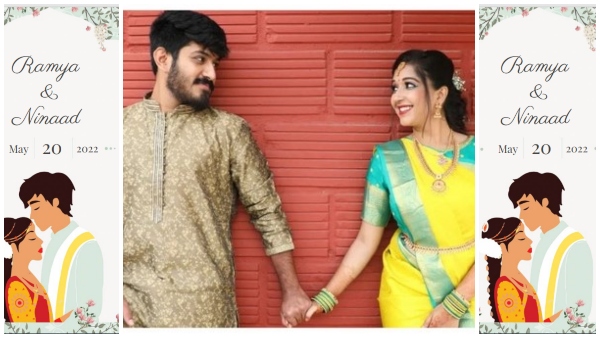 ಮೇ 20ಕ್ಕೆ ರಮ್ಯಾ- ನಿನಾದ್ ಮದುವೆ! 