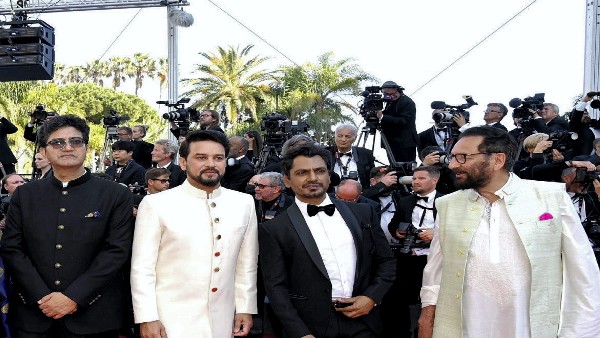 Indian Deligation Walks On Red Carpet At Cannes 