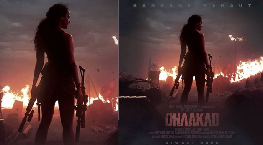 Kangana Ranaut has released the first song from her upcoming film Dhaakad She’s On Fire” Kangana Ranaut has released the first song from her upcoming film Dhaakad She’s On Fire”