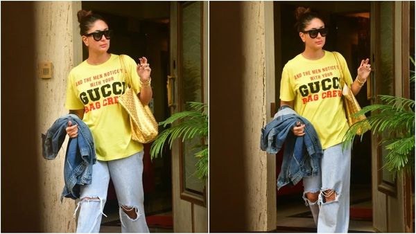 ಭಾರಿ ದುಬಾರಿ ಟಿ-ಶರ್ಟ್ ಧರಿಸಿರುವ ಕರೀನಾ