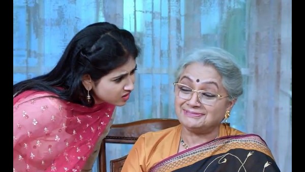 ಅಜ್ಜಿಯನ್ನು ಸಮಾಧಾನಿಸಿದ ಲೀಲಾ