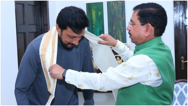 ಭೇಟಿ ಮಾಡಿದ್ದು ಖುಷಿಯಾಗಿದೆ ಎಂದ ಸುದೀಪ್