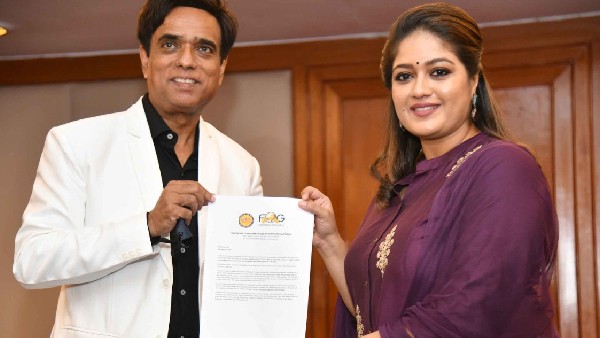 Sandalwood Actress Meghana Raj Awarded Fog Hero Sandalwood Actress Meghana Raj Awarded Fog Hero