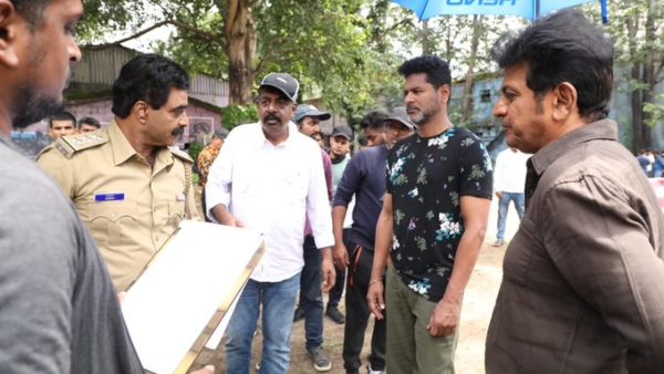 ಸೆಟ್‌ನಲ್ಲಿ ಶಿವಣ್ಣ, ಪ್ರಭುದೇವ!