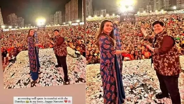 ಗರ್ಬಾ ನೈಟ್‌ನಲ್ಲಿ ಅತಿಥಿಯಾಗಿ ರಶ್ಮಿಕಾ