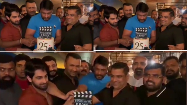 Darshan 25 Years Film Journey Celebration Not Stopped, Darshan Cutting Many Cackes