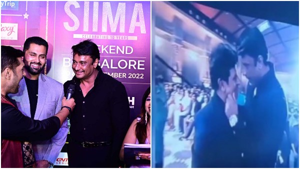 ಶಿವಣ್ಣನ ಕೆನ್ನೆ ಗಿಂಡಿದ ದರ್ಶನ್ 