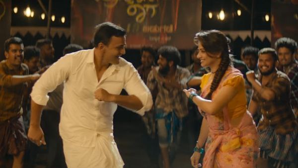 Dhanajaya and Rachita Ram starrer Monsoon Raaga promotional song has been released Dhanajaya and Rachita Ram starrer Monsoon Raaga promotional song has been released